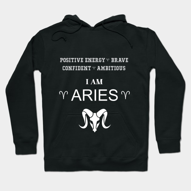 aries horoscope 02 Hoodie by 2 souls